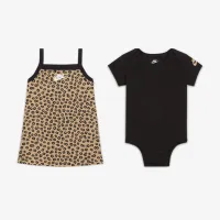 Nike Baby (0-9M) Floral 2-Piece Костюм Set Brown