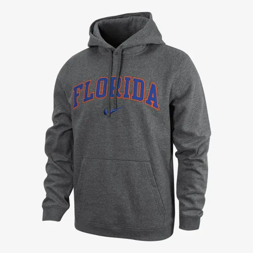 Florida Club Fleece чоловічі Nike College Толстовка з капюшоном колір сірий
