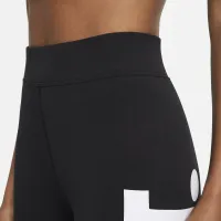 Nike Sportswear Essential жіноча З високою талією Graphic лосіни колір чорний