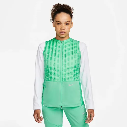 Nike Therma-FIT ADV женская Downfill Running Vest цвет зеленый