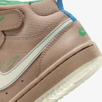 Nike Court Borough Mid 2 SE Little дитячі Кросівки колір коричневий