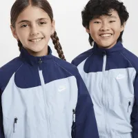 Nike Sportswear Amplify Big детские Woven Full-Zip Куртка синий