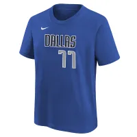 Luka Dončić Mavericks Big Kids' Nike NBA T-Shirt Blue