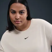 Nike Sportswear Essential жіноча футболка (великі розміри) колір сірий