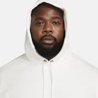 Nike Solo Swoosh чоловічі Fleece Pullover Толстовка з капюшоном колір білий