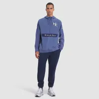 New England Patriots Rivalries Collection Sideline Anorak чоловічі Nike NFL 1/2-Zip Hooded Куртка блакитний