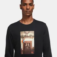 Nike Jordan Jumpman Chimney мужские Long-Sleeve футболка цвет черный