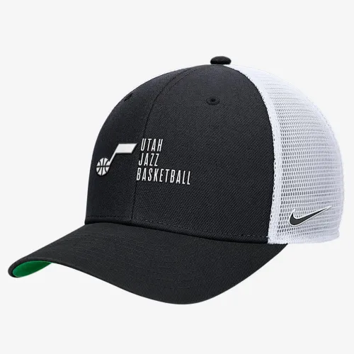 Utah Jazz 2024/25 Rise Icon Edition Nike NBA Trucker Cap колір чорний