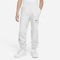 Nike Sportswear Icon Fleece Big дитячі оверсайз Joggers колір коричневий