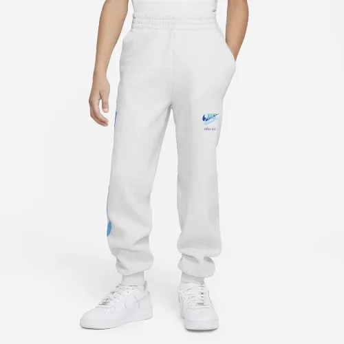 Nike Sportswear Icon Fleece Big детские оверсайз Joggers цвет коричневый