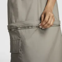 Nike Sportswear Essential жіноча Mid-Rise Woven Cargo Midi спідниця колір зелений