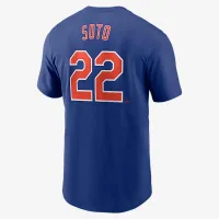 Juan Soto New York Mets Fuse чоловічі Nike MLB футболка блакитний