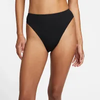 Nike жіноча З високою талією Bikini Swim Bottom колір чорний