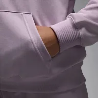 Nike Jordan Brooklyn Fleece жіноча Pullover Толстовка з капюшоном колір фіолетовий