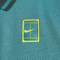 NikeCourt Heritage мужские Tennis Polo цвет зеленый