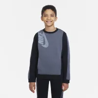 Nike Sportswear Amplify Big детские (для мальчиков) Fleece свитшот цвет серый