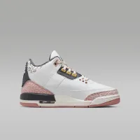 Nike Air Jordan 3 Retro Big детские Кроссовки цвет белый