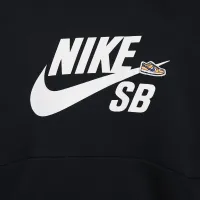 Nike SB Icon Fleece EasyOn Big дитячі оверсайз Pullover Толстовка з капюшоном колір чорний