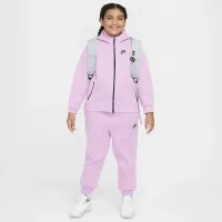 Nike Sportswear Tech Fleece Big дитячі (Girls') Joggers (Extended Size) Pink