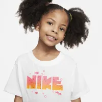 Nike Coral Reef Tee and Shorts Set Little Kids' 2-Piece Dri-FIT Set Pink