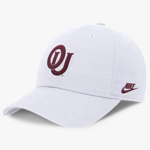 Oklahoma Sooners Legacy Club мужские Nike Dri-FIT College Adjustable Hat цвет белый