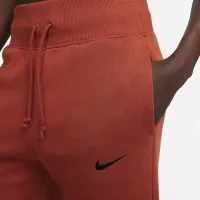 Nike Sportswear Phoenix Fleece женская С высокой Талией Cropped Sweatpants Orange
