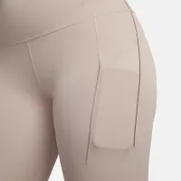 Nike Universa жіноча Medium-Support З високою талією 7/8 лосіни з кишенямиколір коричневий
