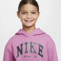 Nike Swoosh Spirit Little детские Pullover Толстовка с капюшоном Pink