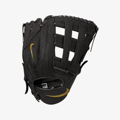 Nike Force Edge Right-Handed Throw H-Web Fielding Mitt цвет черный