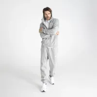 Кофта/футболка Nike NSW Club Толстовка с капюшоном FZ 804391-063 - Серая