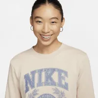 Nike Sportswear Club Fleece жіноча Crew-Neck світшот колір коричневий