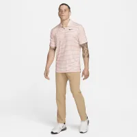 Nike Tour мужские Dri-FIT Striped для гольфа Polo Orange