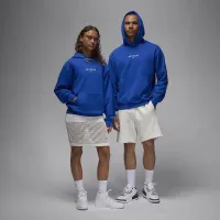 Nike Air Jordan Wordmark мужские Fleece Pullover Толстовка с капюшоном синий