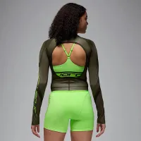 Nike Jordan Sport женская Dri-FIT Long-Sleeve Top цвет черный