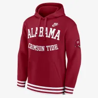 Alabama Crimson Tide Legacy Retro Men’s Nike College Pullover Толстовка с капюшоном цвет красный