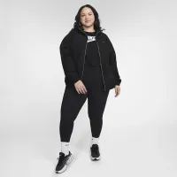 Nike Windrunner женская Loose UV Woven Full-Zip Куртка (большие размеры) цвет черный
