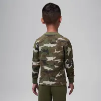 Nike Jordan Brooklyn Essentials Toddler Camo Long Sleeve Top цвет зеленый