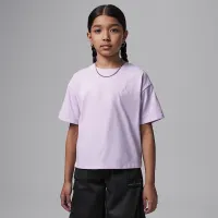 Nike Jordan Brooklyn Essentials Big дитячі футболка Pink