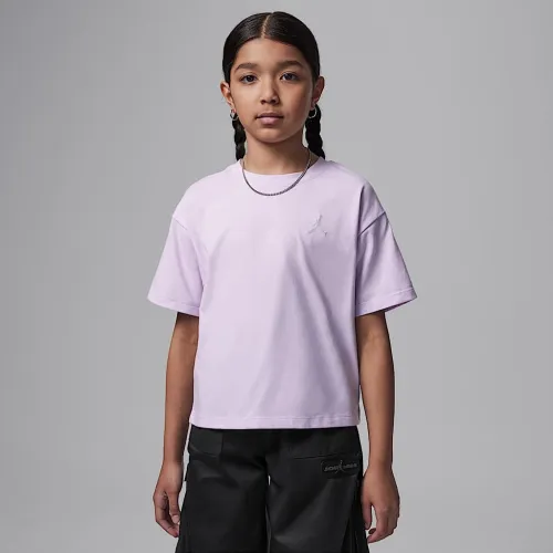 Nike Jordan Brooklyn Essentials Big дитячі футболка Pink