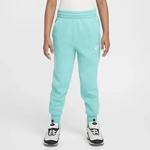 Nike Sportswear Club Fleece Big дитячі (Girls') З високою талією Fitted Pants колір зелений