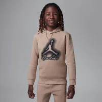 Nike Jordan MVP Little детские 2-Piece Fleece Pullover Толстовка с капюшоном набор цвет коричневый