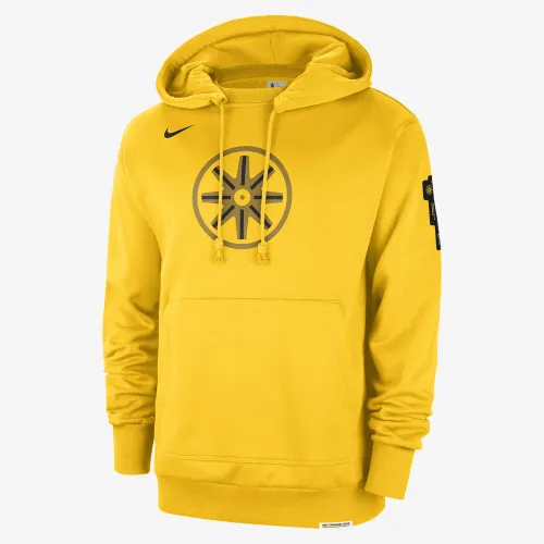 Golden State Warriors Standard Issue 2023/24 City Edition чоловічі Nike NBA Courtside Толстовка з капюшоном Yellow