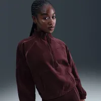 Nike One жіноча Therma-FIT 1/2-Zip Top колір червоний