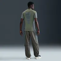 Nike Tech мужские Dri-FIT Short-Sleeve Base Layer цвет зеленый
