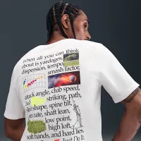 Nike чоловічі для гольфу футболка колір білий