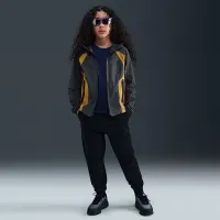 Nike Tech Big дитячі (для хлопчиків) Woven Куртка колір сірий