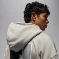 Nike Jordan Brooklyn Fleece чоловічі Graphic Pullover Толстовка з капюшоном колір сірий