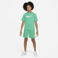 Nike Multi Big детские (для мальчиков) Dri-FIT Graphic тренировочные Top цвет зеленый