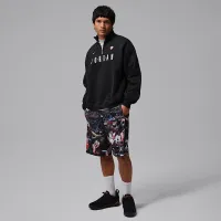 Nike Jordan Flight мужские Graphic Fleece 1/4-Zip цвет черный