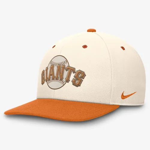 San Francisco Giants Pro Dunk мужские Nike Dri-FIT MLB Adjustable Hat цвет коричневый